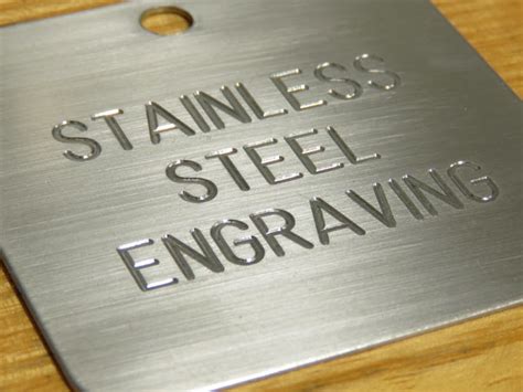 stainless steel engraving products